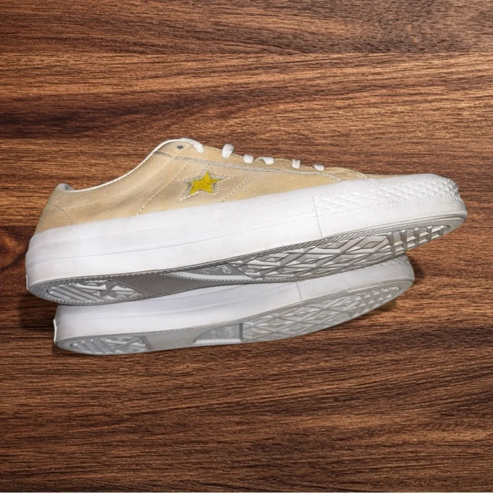 Converse One Star Ox Shoes Leather Bitter Lemon/White (153994C) Men’s 8.5 - Picture 7 of 11
